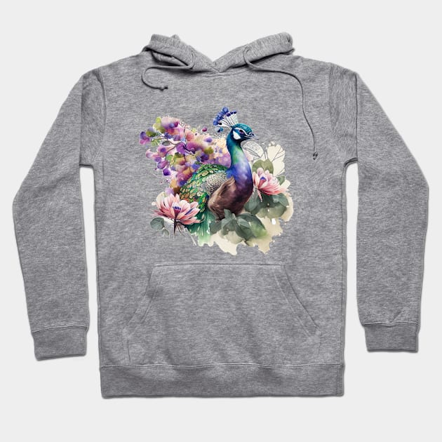 Peacock Hoodie by Mixtgifts